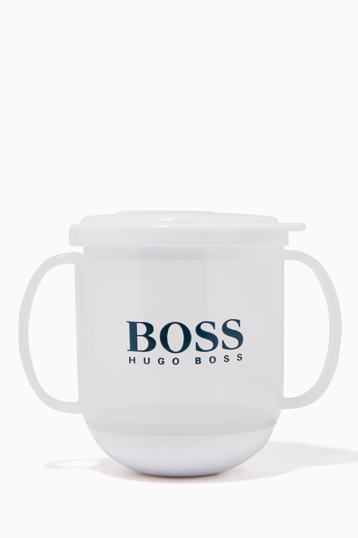 Water Cup with Spout, White