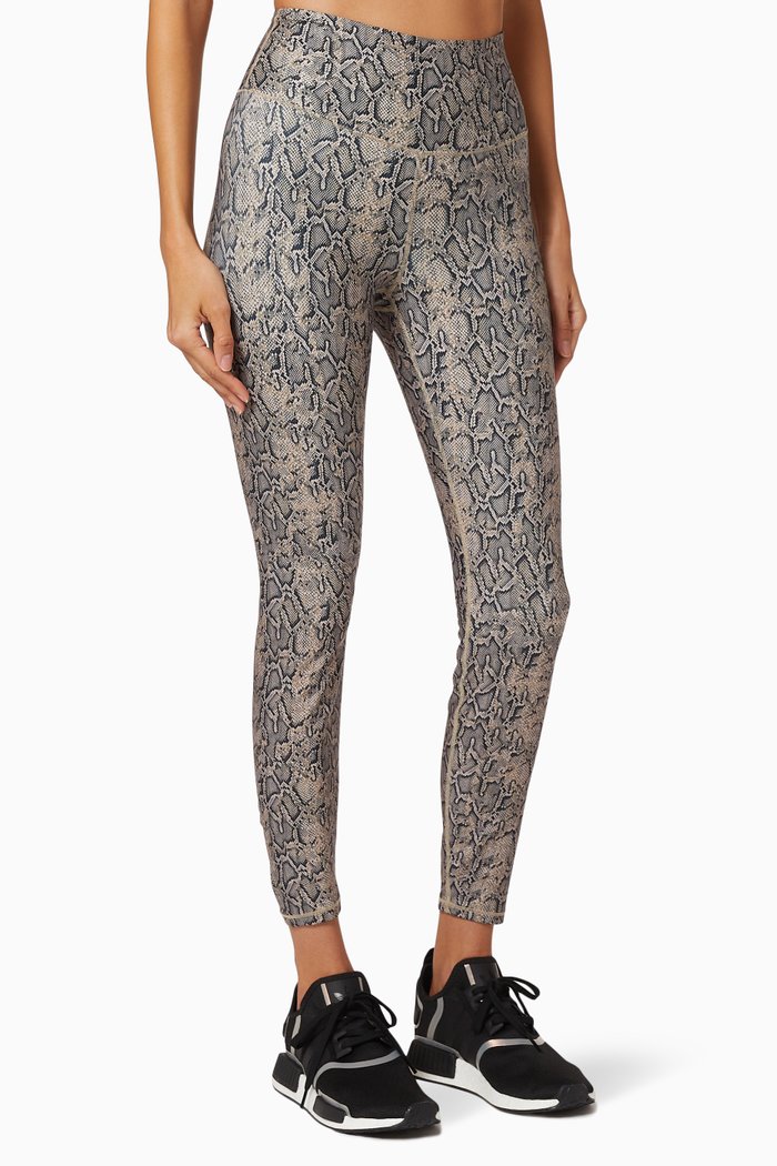 

Leopard Eco Sheen Core Power Leggings, Multicolour