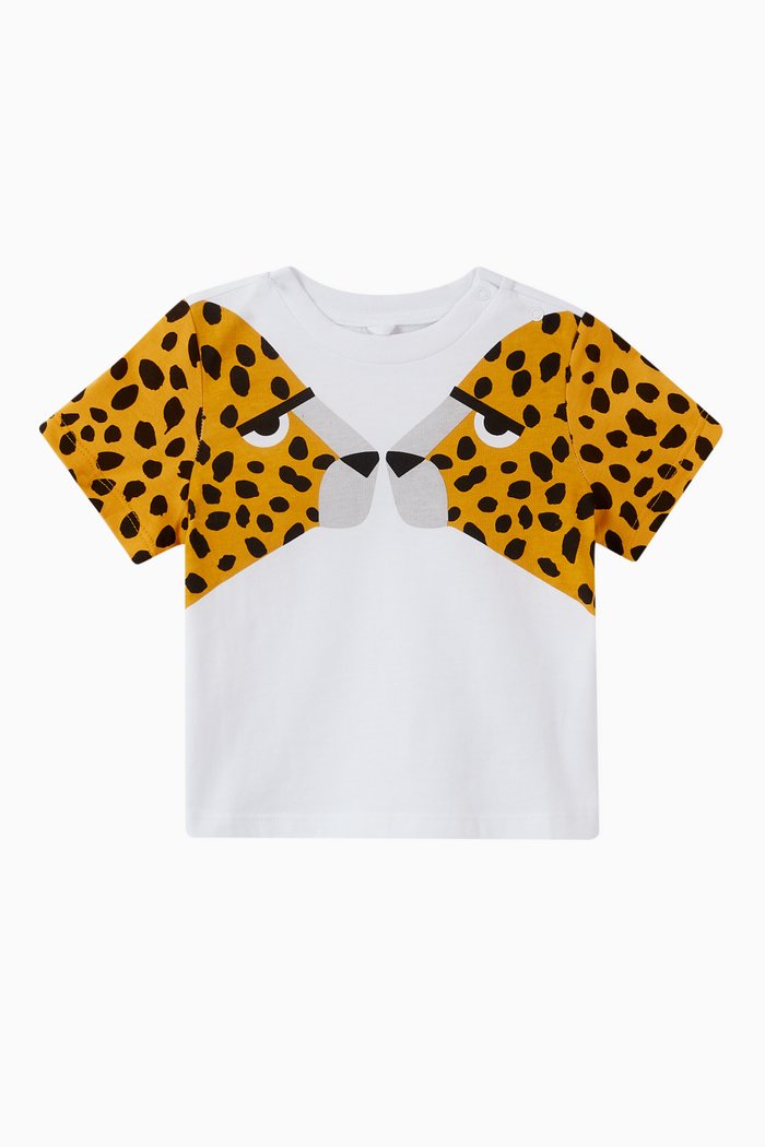 

Cheetah Organic Cotton T-shirt, White