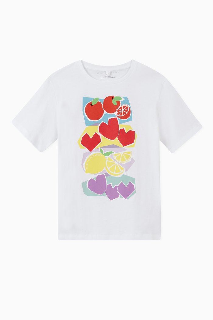 

"Extra Cool" Oversize Cotton T-shirt, White