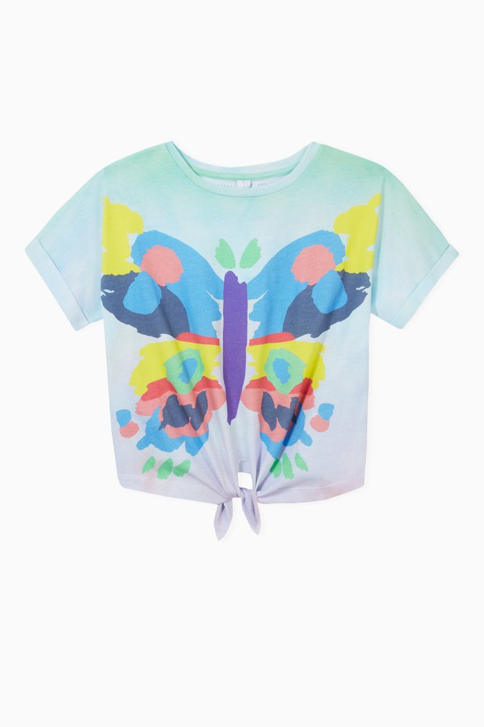 

Butterfly T-shirt in Tie-dye Cotton, Multicolour
