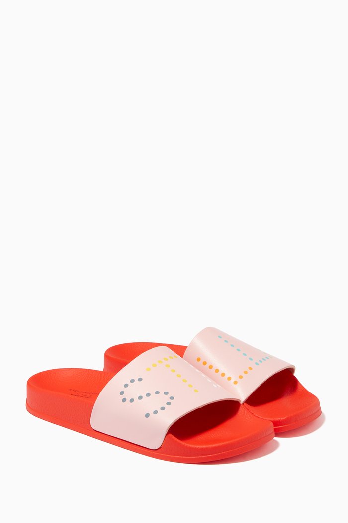 

Stella Logo Slides in Alter Nappa, Pink