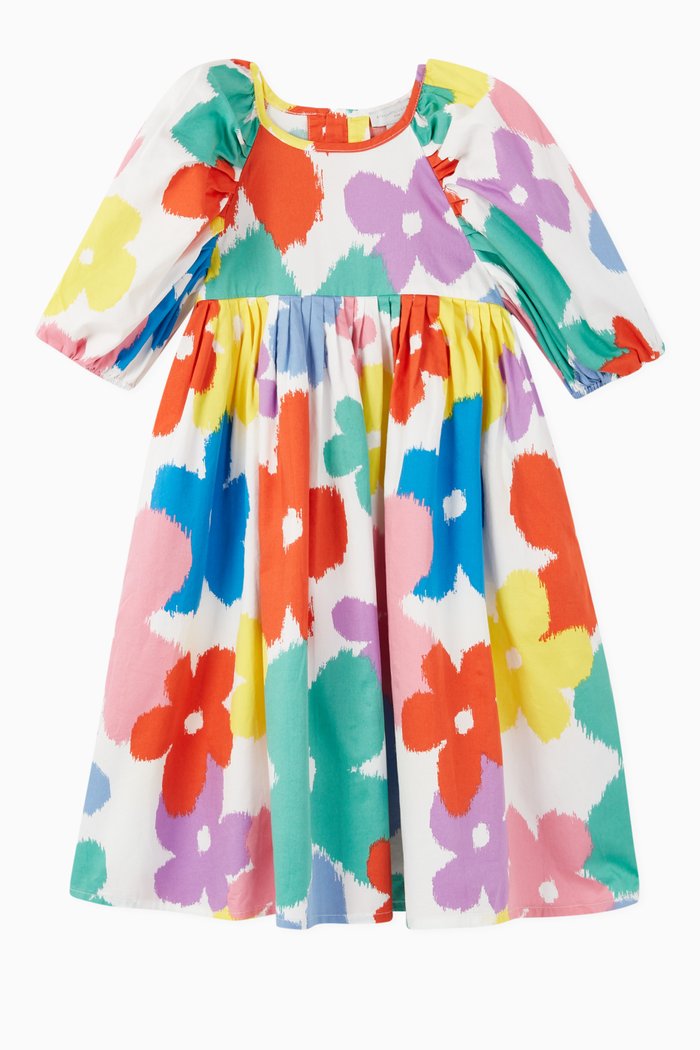 

Flowers Organic Cotton Dress, White