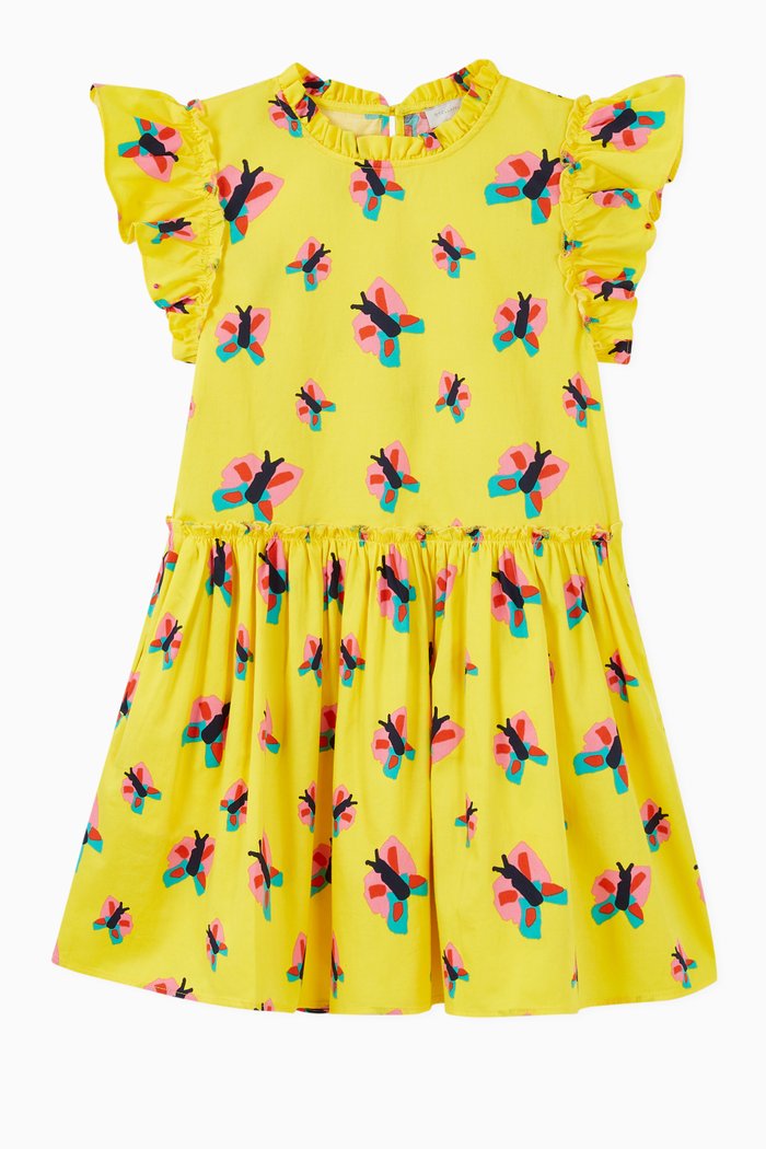 

Butterfly Organic Cotton Dress, Yellow