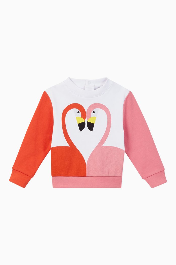 

Flamingo Organic Cotton Sweatshirt, Multicolour