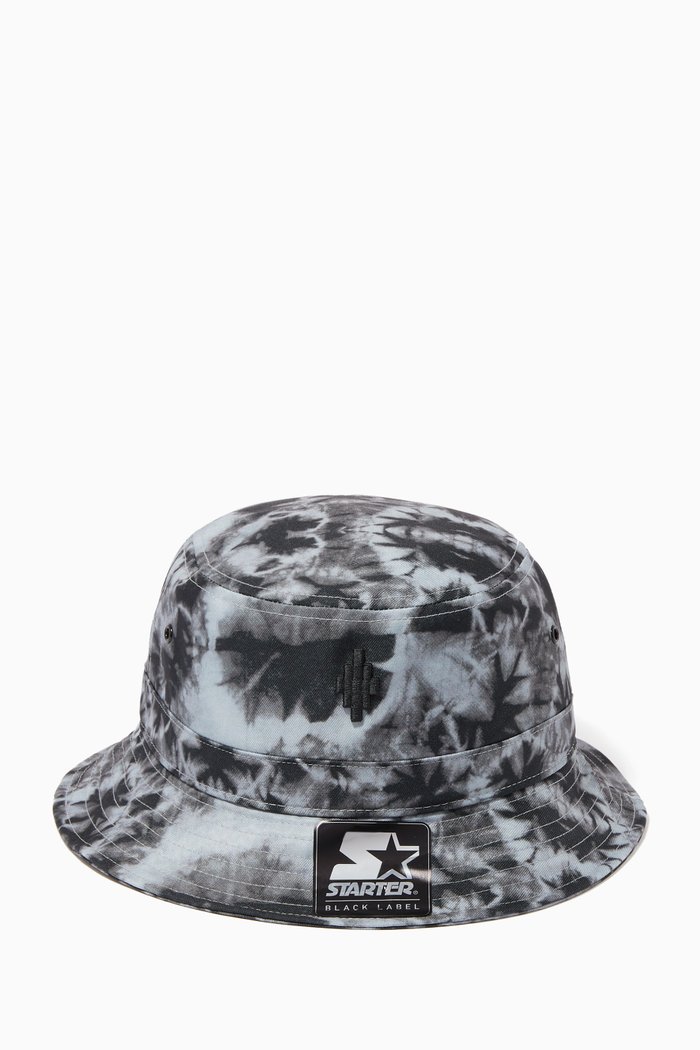 

Cross Tie-Dye Bucket Hat, Blue
