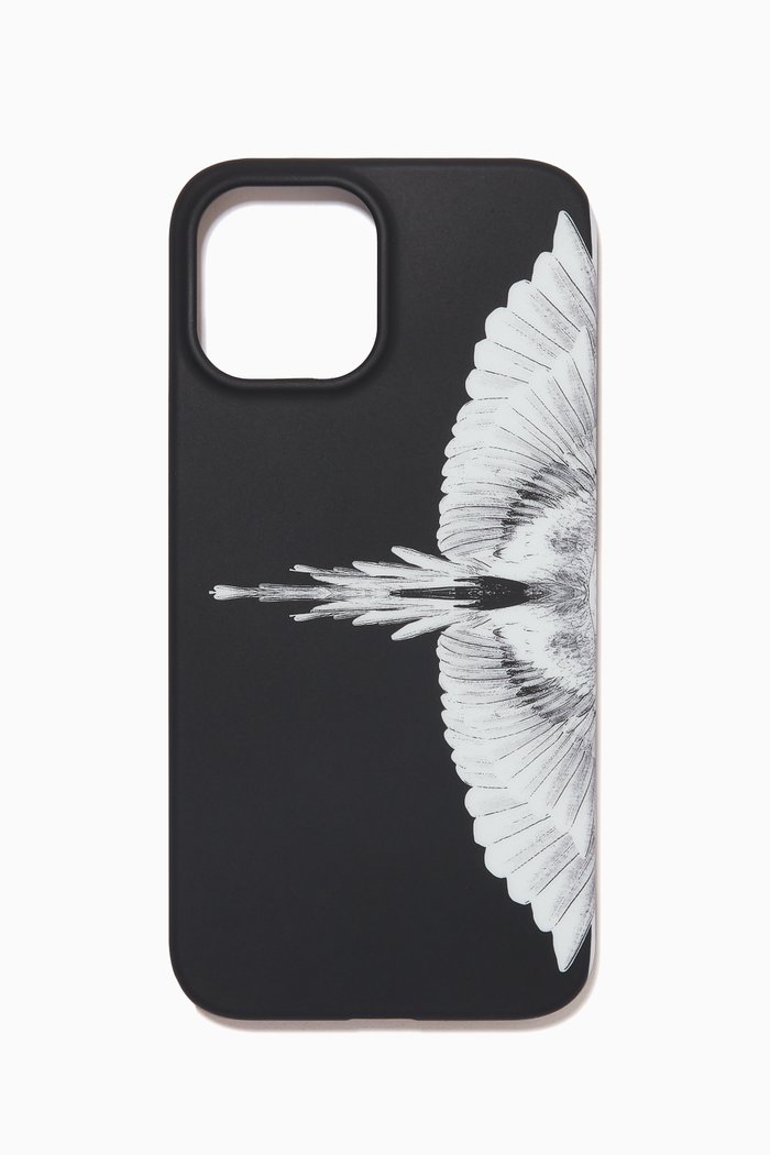 

Wings iPhone 12 Case, Black