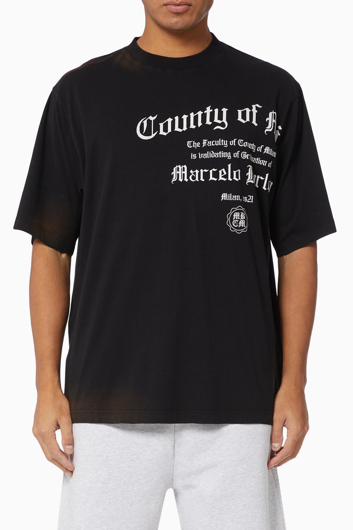 

County Degree Over T-Shirt, Black