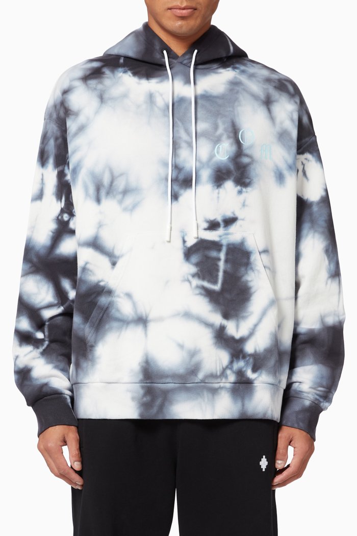 

County of Milan Tie Dye Hoodie, Blue