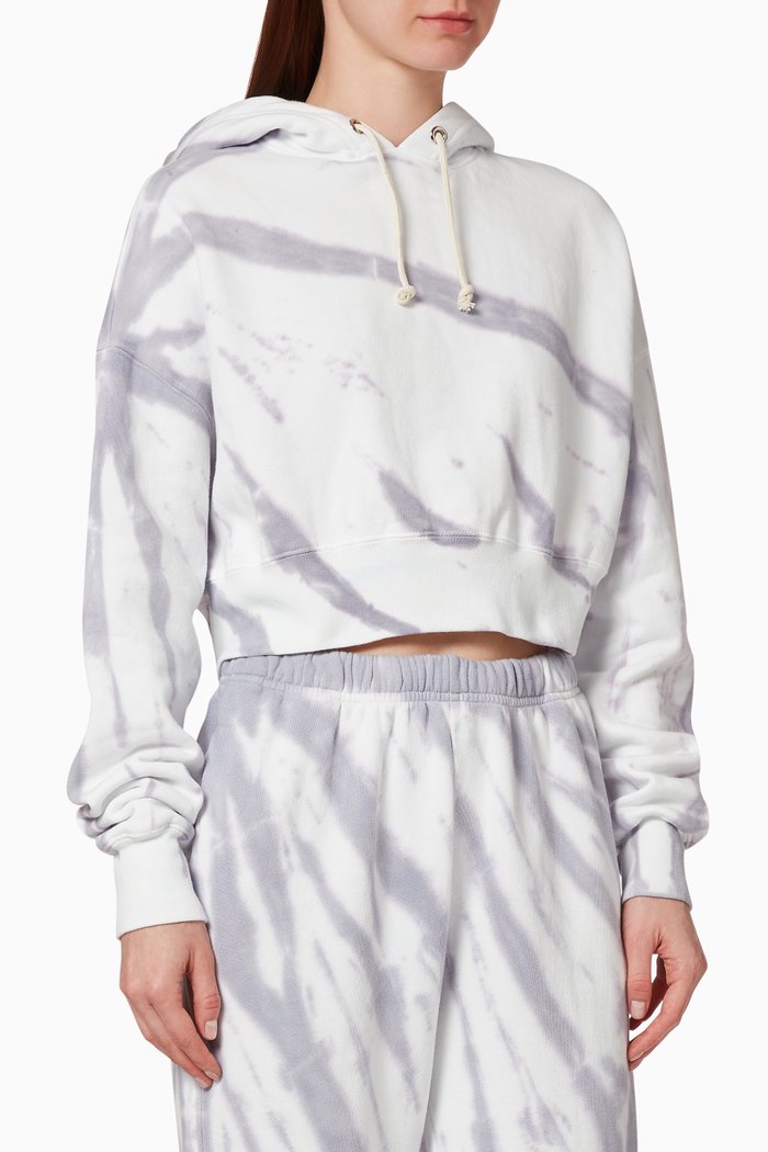 

Cropped Cotton Hoodie, Multicolour
