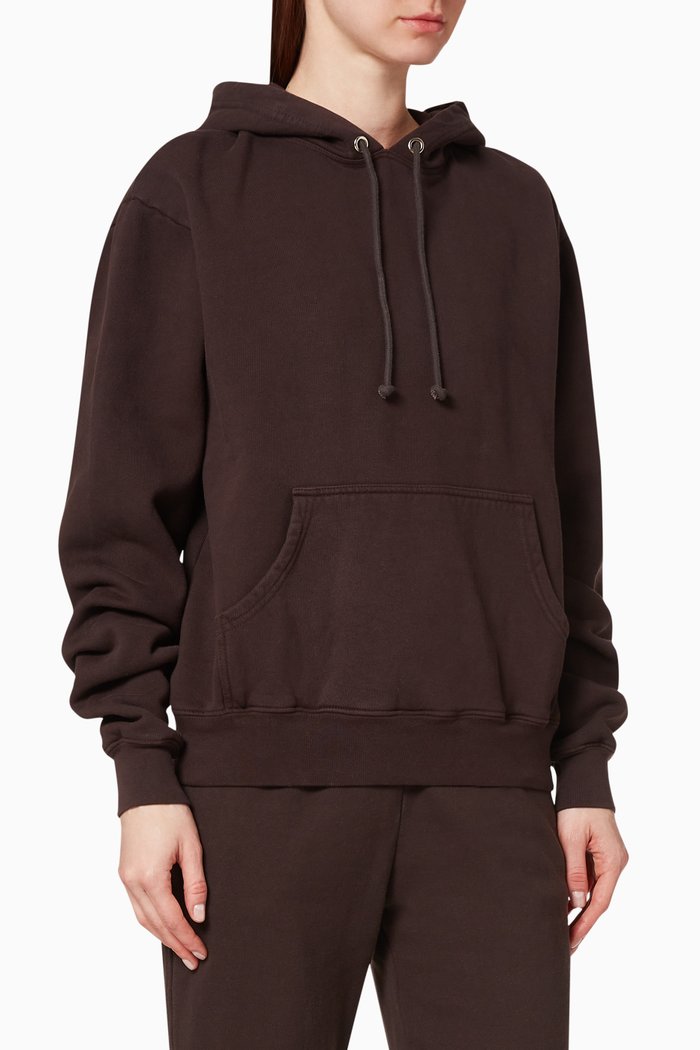 

Boyfriend Cotton Hoodie, Brown