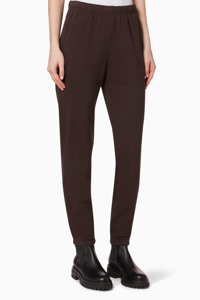 

Boyfriend Cotton Sweatpants, Brown