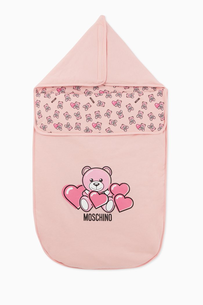 

Teddy Bear Sleeping Bag, Pink