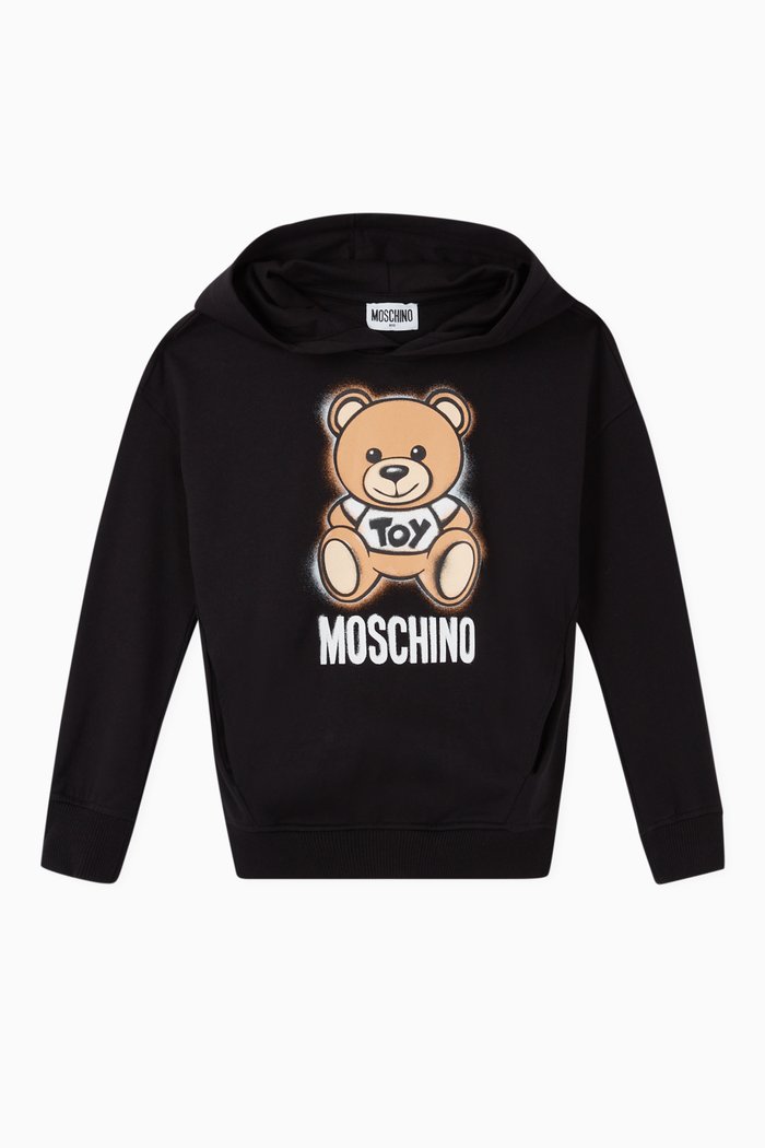 

Mug Teddy Bear Cotton Hoodie, Black