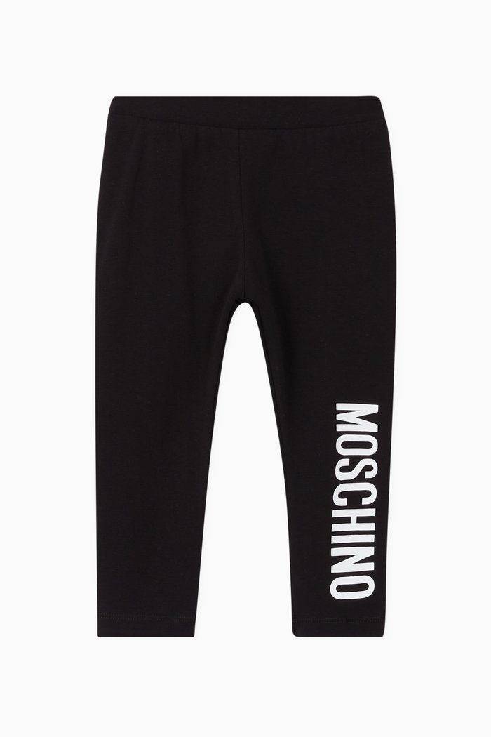 

Vertical Logo Leggings, Black