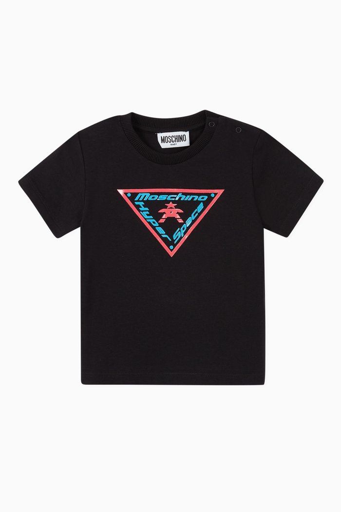 

Inverted Triangle Jersey T-shirt, Black