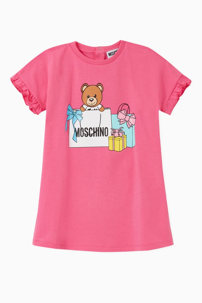 

Shopping Teddy Bear Jersey Dress, Pink