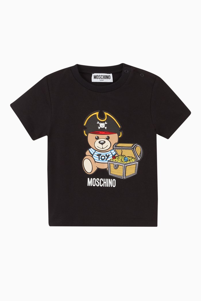 

Teddy Bear Pirate T-Shirt, Black