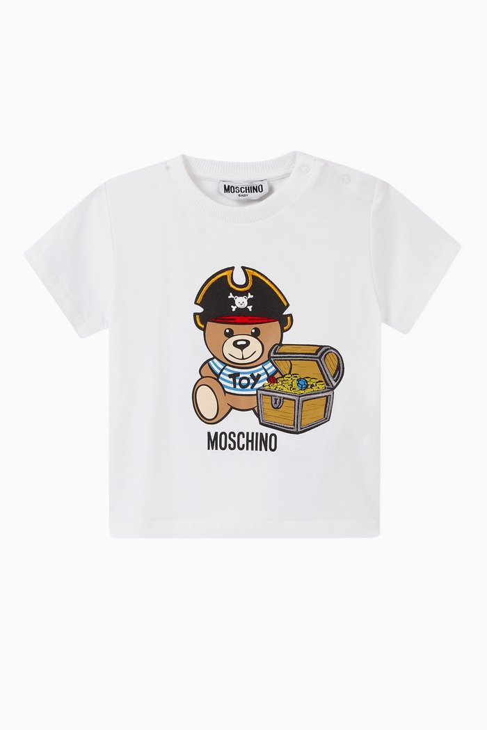 

Teddy Bear Pirate T-Shirt, White