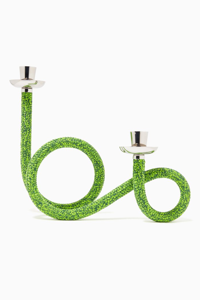 

MulT8 Rope Candle Holder, Silver