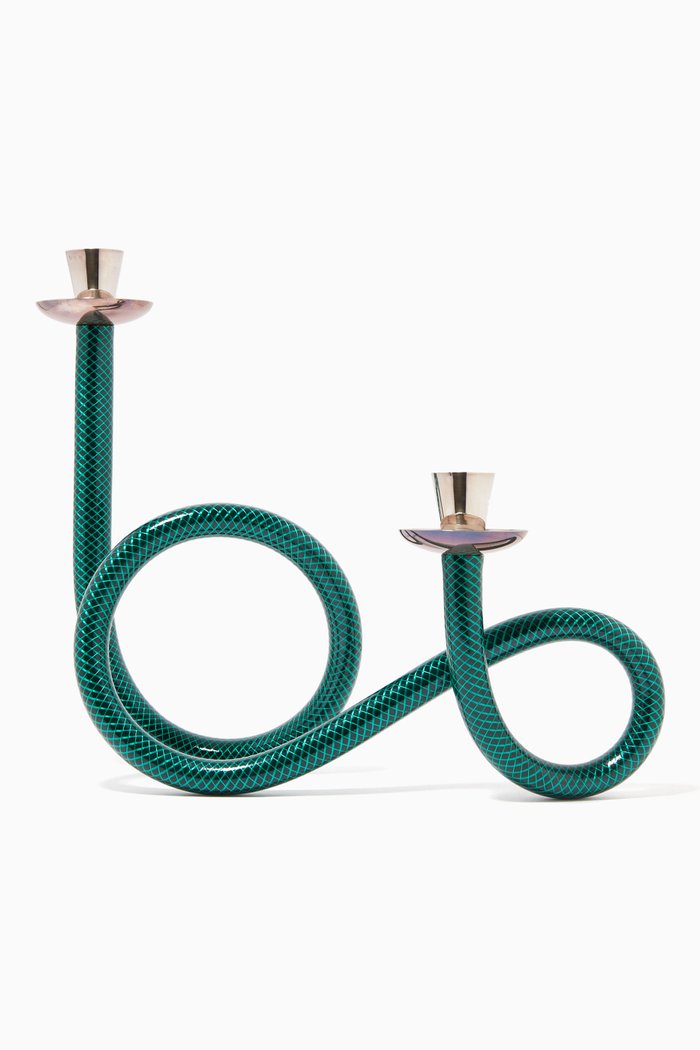 

MulT8 Rope Candle Holder, Silver