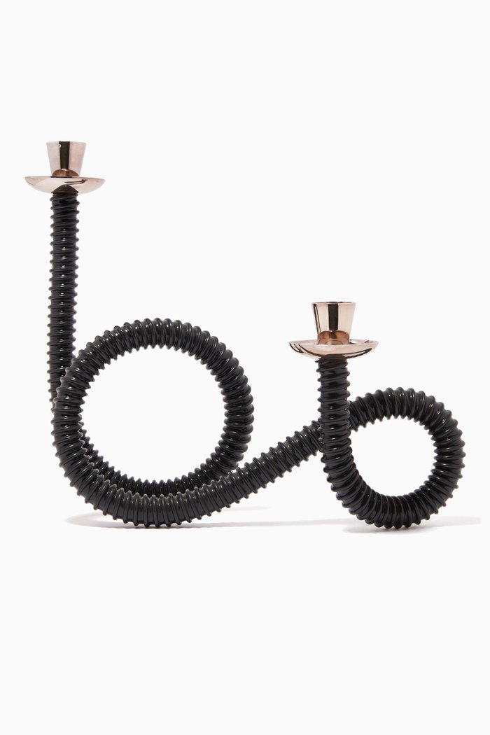 

MulT8 Rope Candle Holder, Silver
