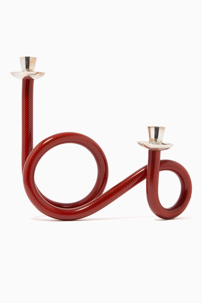 

MulT8 Rope Candle Holder, Silver