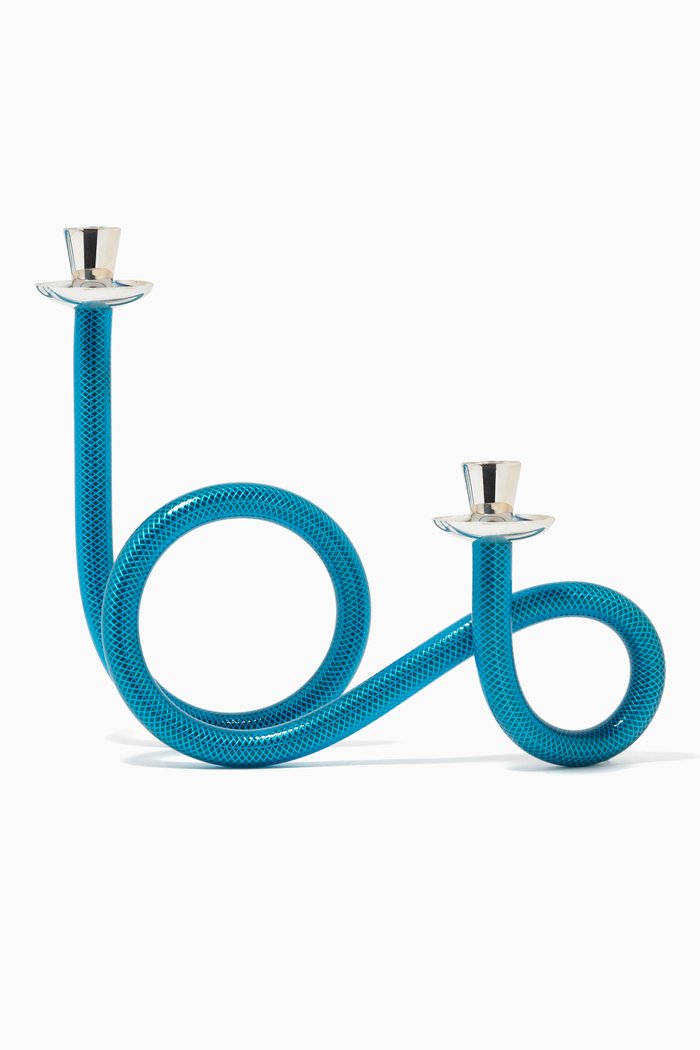 

MulT8 Rope Candle Holder, Silver