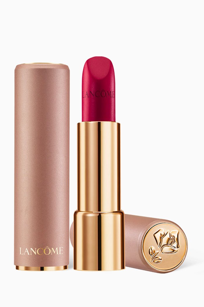 

#388 Rose Lancôme L'Absolu Rouge Intimatte Lipstick, Multicolour