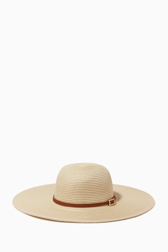

Jemima Hat in Woven Paper, Neutral
