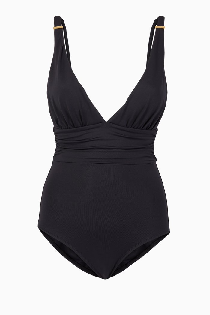 

Panarea One-Piece Swimsuit, Black