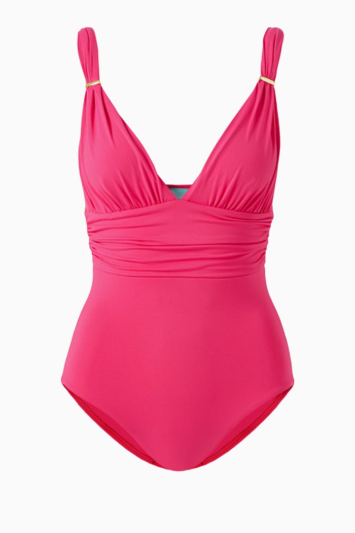 

Panarea One-Piece Swimsuit, Pink