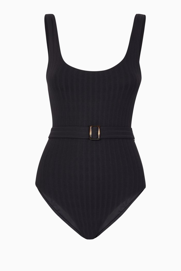 

Texas One-Piece Swimsuit, Black