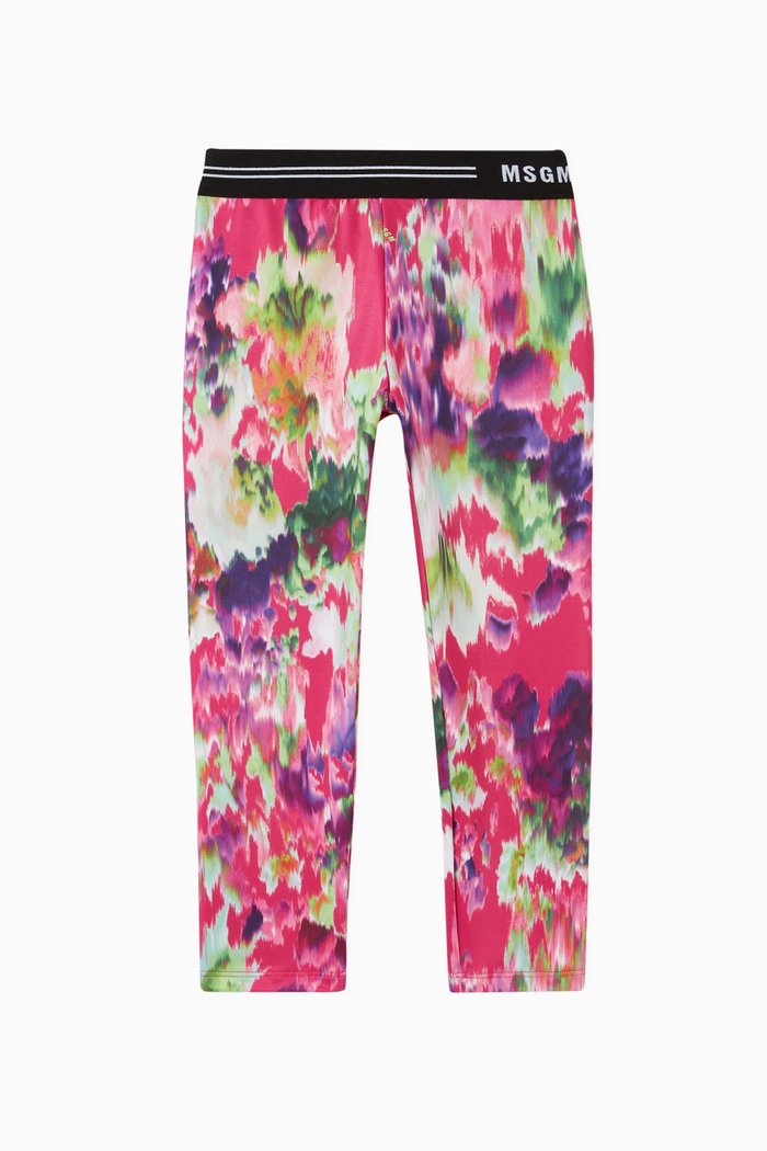 

Floral Lycra Leggings, Multicolour