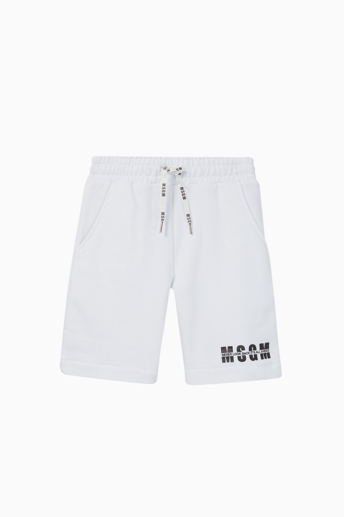 

Logo Jersey Shorts, White