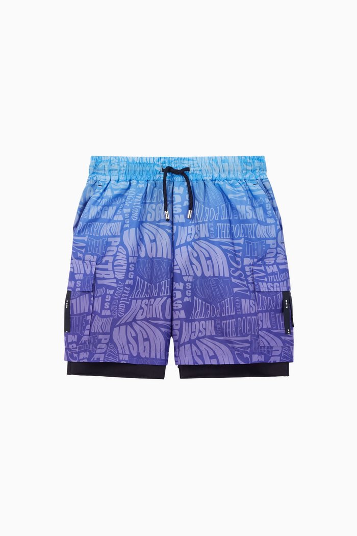 

Logo Print Shorts, Multicolour