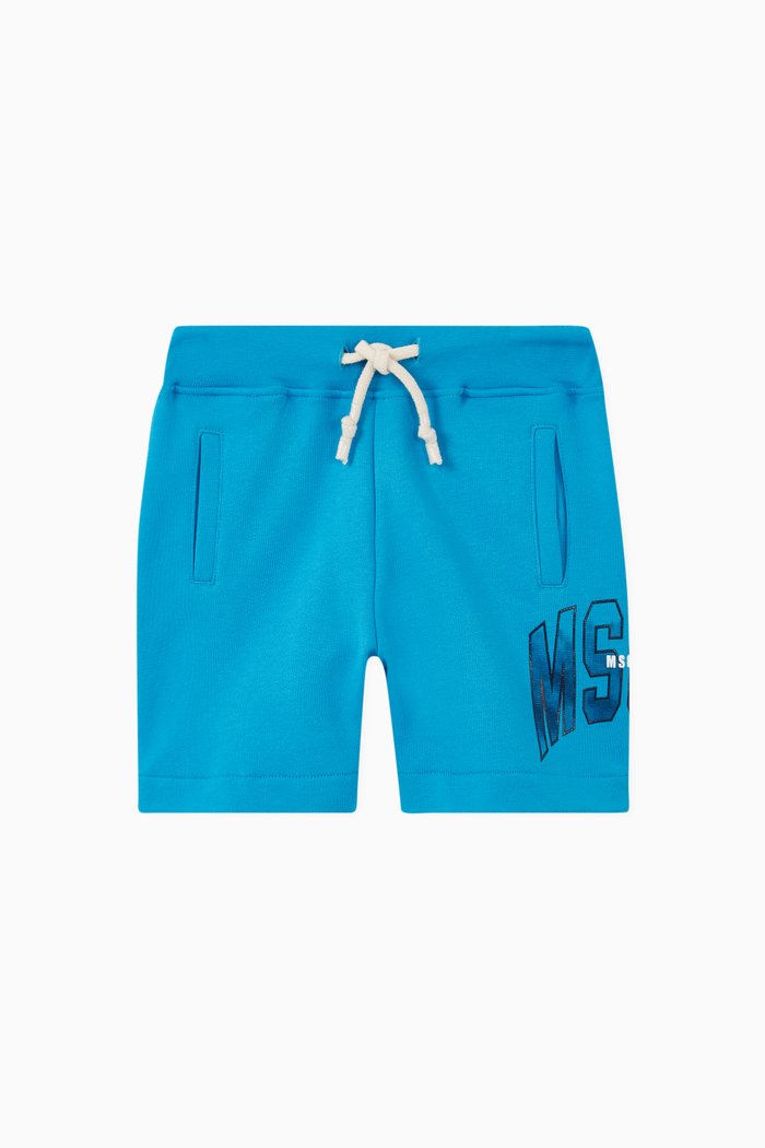 

Logo Cotton Shorts, Blue