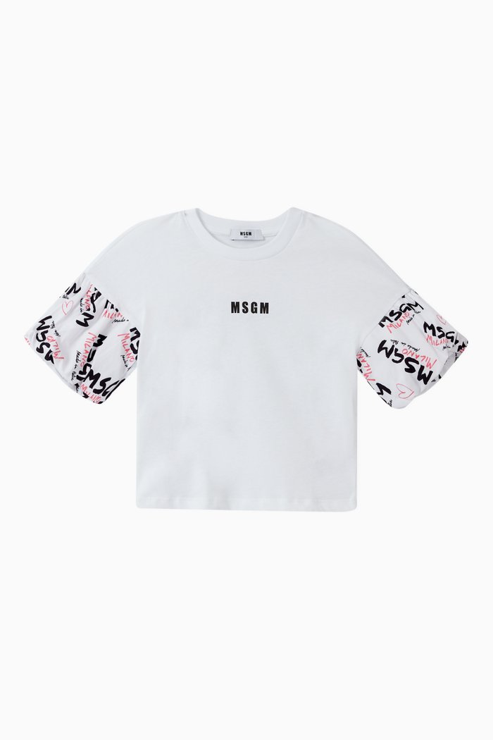 

Logo Sleeve Jersey T-Shirt, White