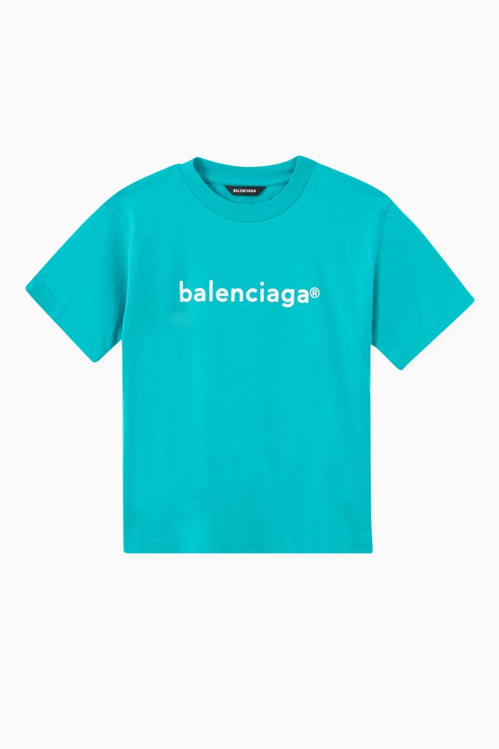 

New Copyright Small Fit Cotton T-shirt, Blue