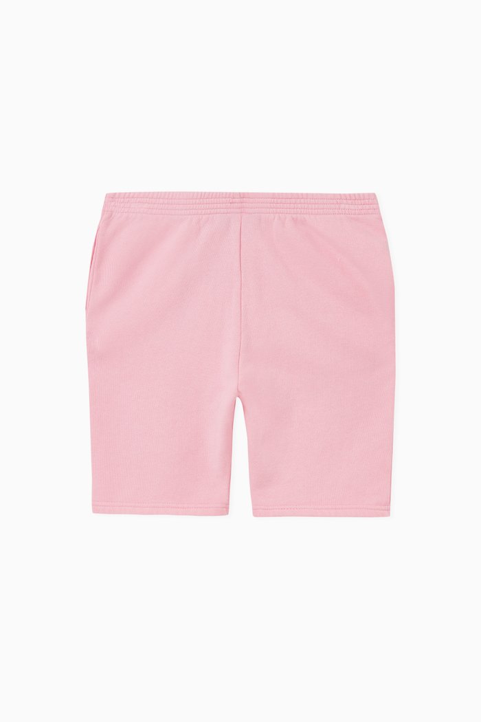 

Logo Cotton Jogging Shorts, Pink