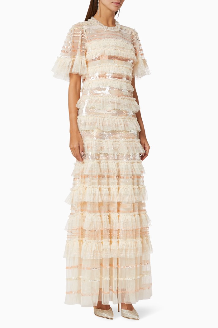 

Ariana Gown in Sequin Tulle, Multicolour