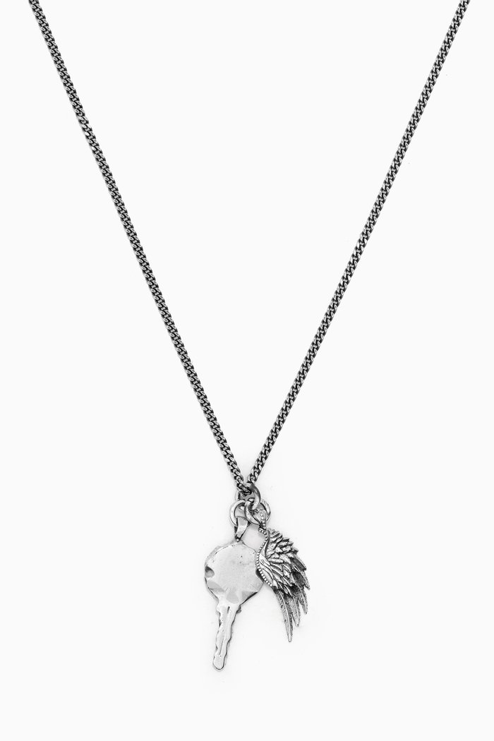 

Wing Pendant Chain Necklace in Sterling Silver