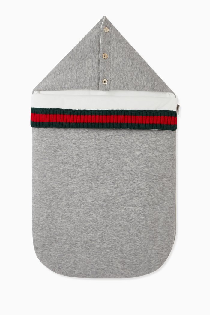 

Web Sleeping Bag in Cotton Jersey, Grey