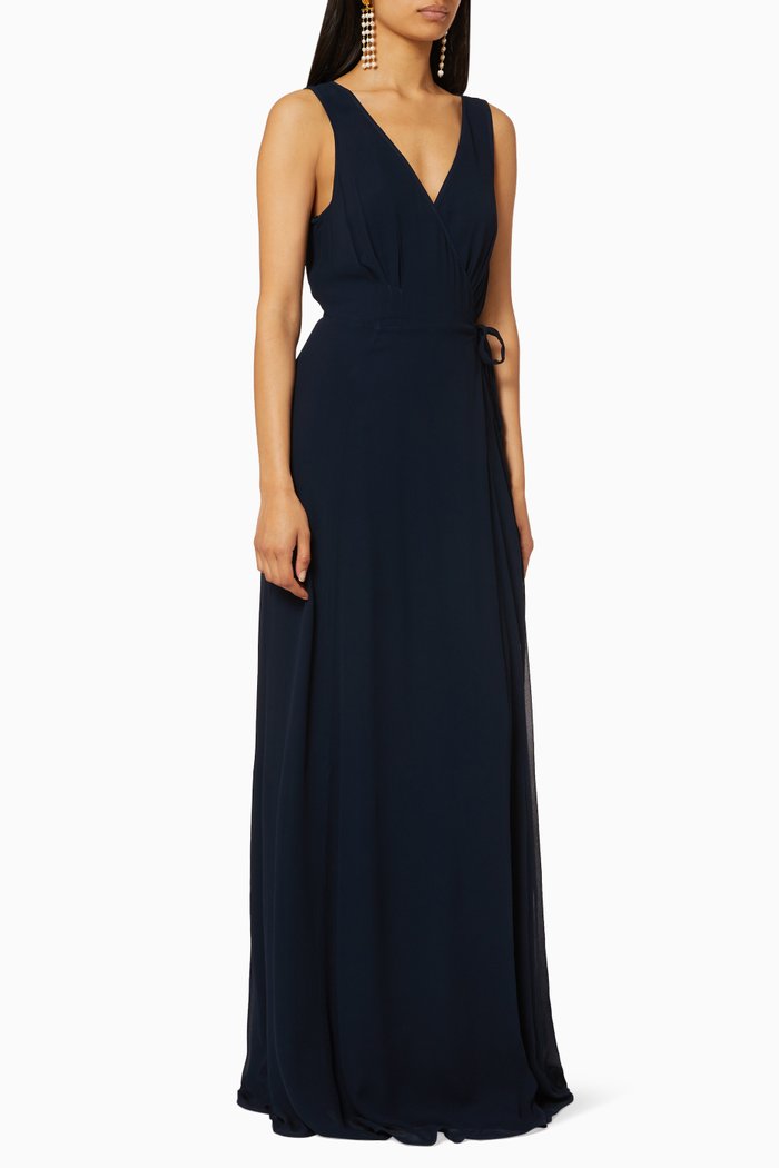 

Juniper Viscose Georgette Dress, Blue
