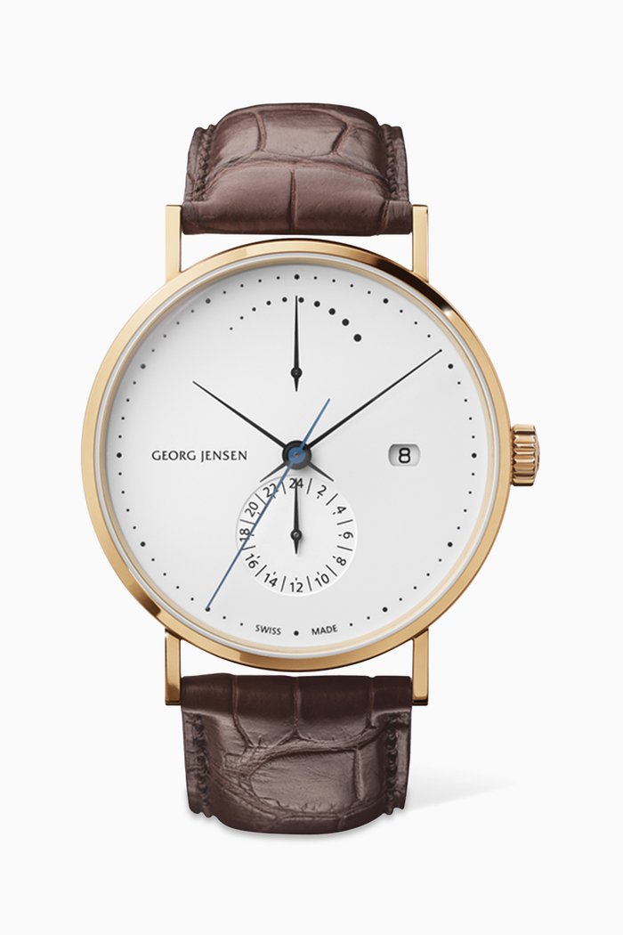 

Koppel Automatic Mechanical Gold Watch, 41mm, Brown