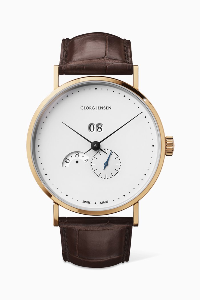 

Koppel Automatic Mechanical Gold Watch, 41mm, Brown