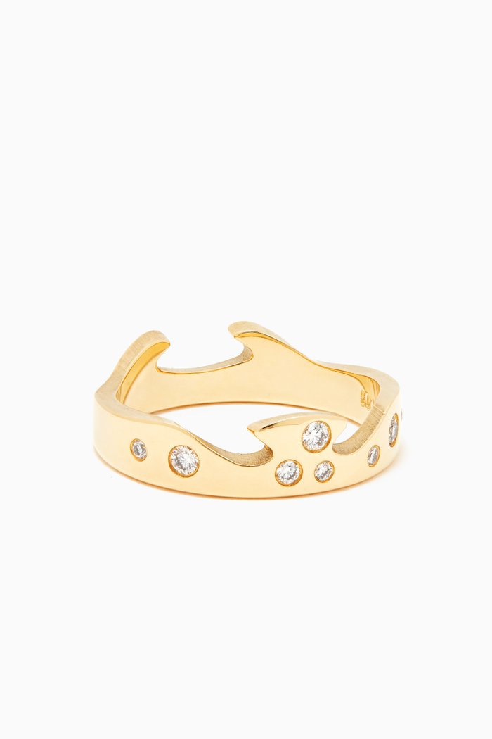 

Fusion Diamond End Ring in 18kt Yellow Gold