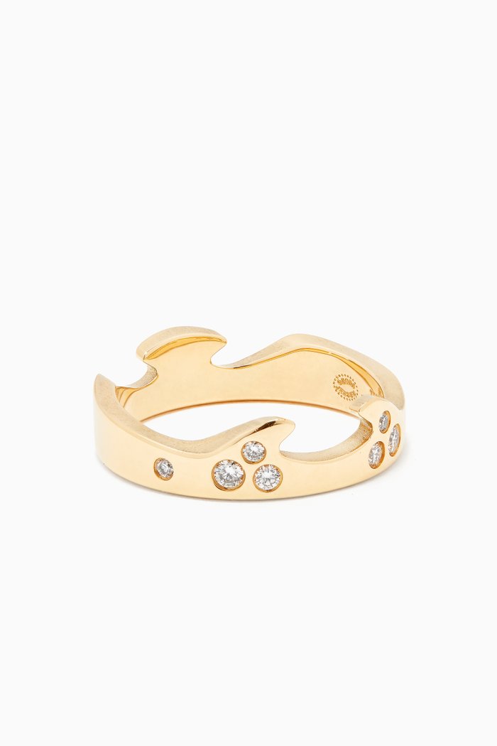 

Fusion Diamond End Ring in 18kt Yellow Gold