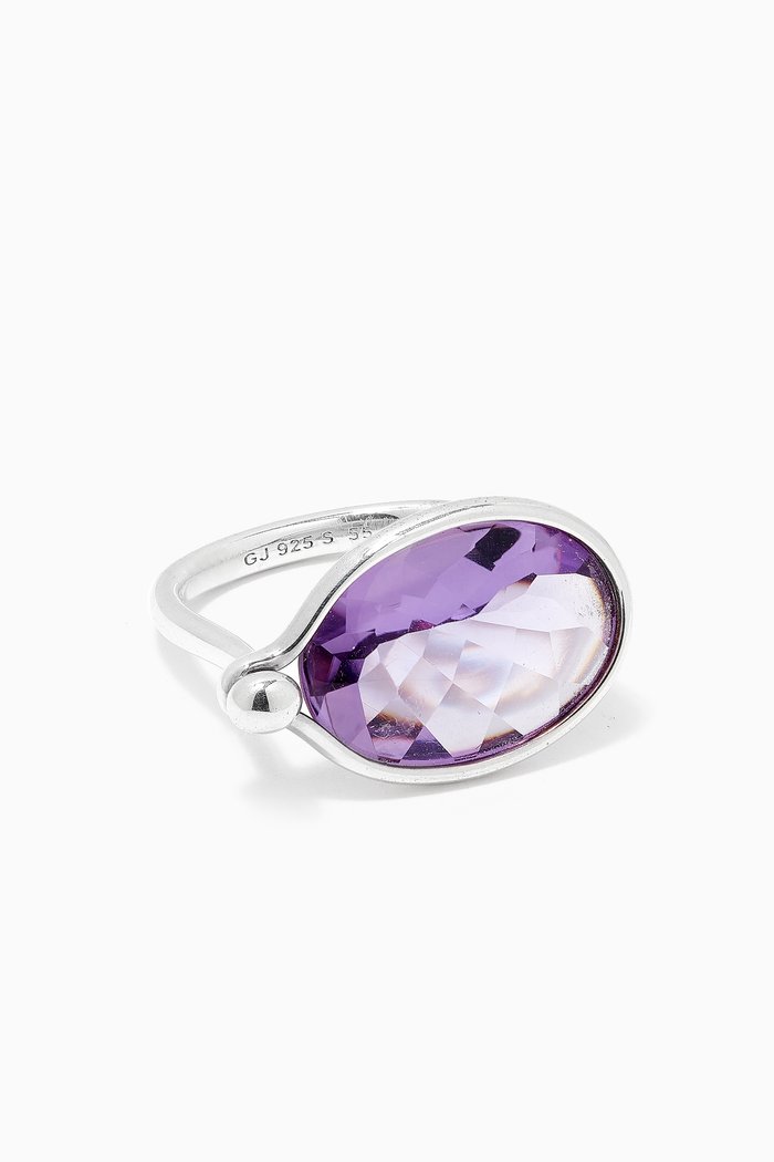 

Savannah Amethyst Ring 628 in Sterling Silver