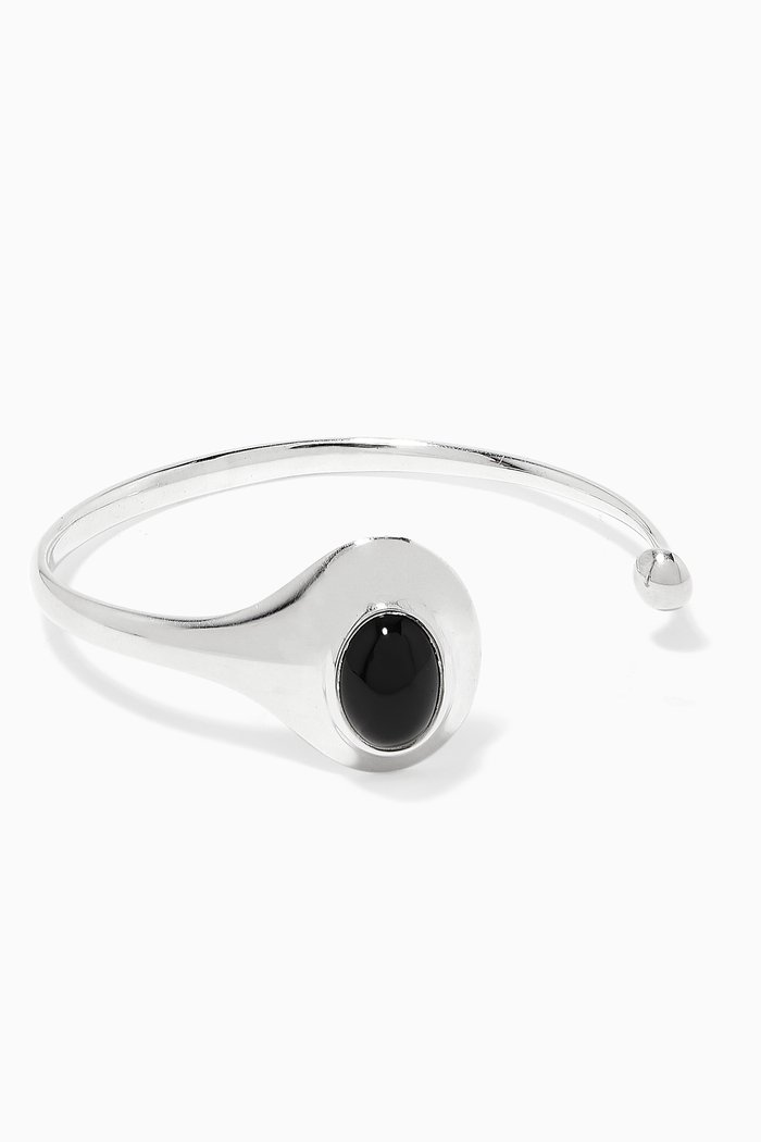 

Vivianna Archive Onyx Bangle 269 in Sterling Silver